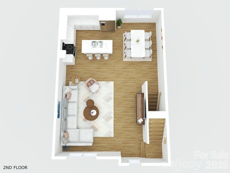 2D floor plan layout of this home in , Charlotte, NC (Image 3).