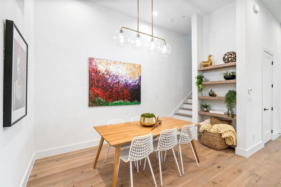 Furnished interior view inside a new home in , Dallas (Image 10).
