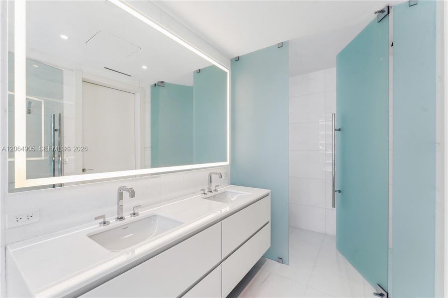 Furnished interior view inside a new home in , Miami (Image 15).