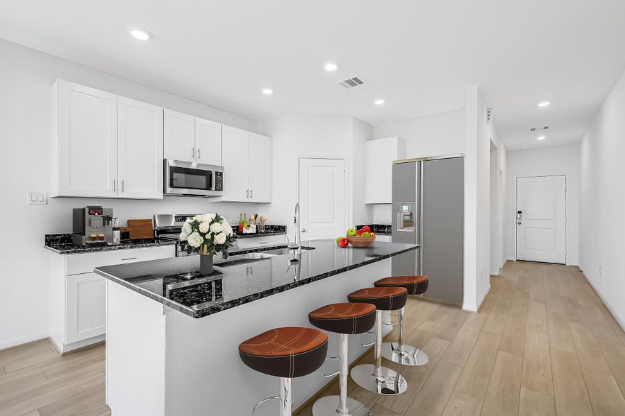 Furnished interior view inside a new home in Redbud 45s, Hockley (Image 8).