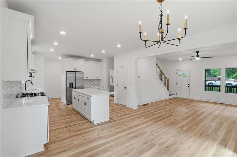 Furnished interior view inside a new home in , Atlanta (Image 5).