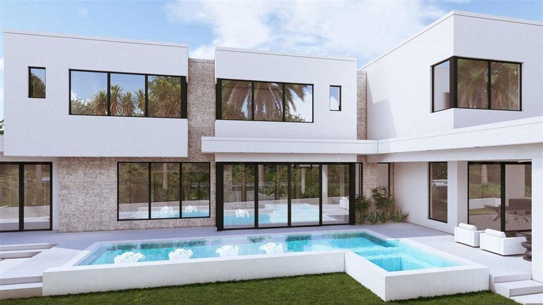 Exterior details and patio area of a home in , Orlando (Image 3). Exterior details and patio area of a home in , Orlando (Image 3).