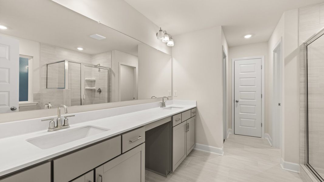 Furnished interior view inside a new home in The Gates at Pates Creek, Hampton (Image 8).