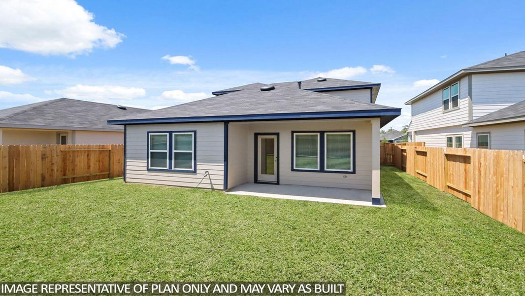 Representative exterior details of a home built from the Hanna by D.R. Horton in Lake Conroe Cove, Willis (Image 4). Representative exterior details of a home built from the Hanna by D.R. Horton in Lake Conroe Cove, Willis (Image 4).