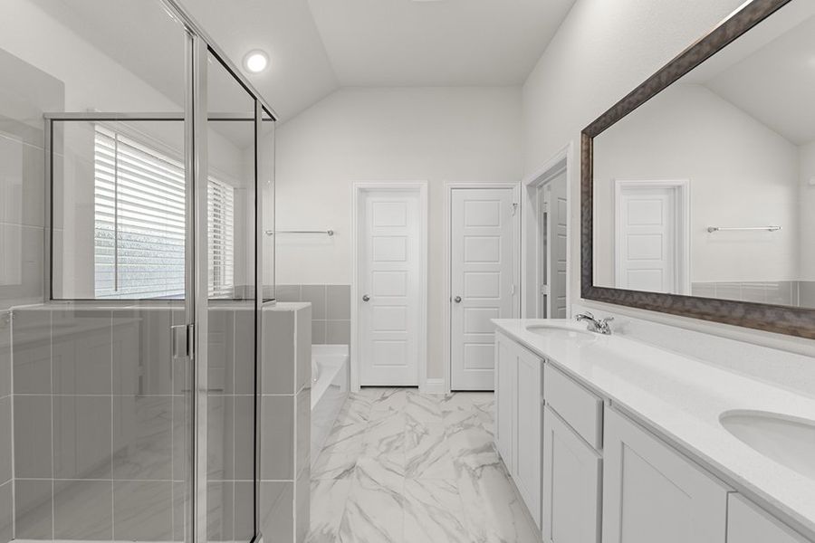 Representative exterior photo of a completed home built from the Cambridge by Impression Homes in Arcadia Trails, Balch Springs, TX (Image 18). Representative exterior photo of a completed home built from the Cambridge by Impression Homes in Arcadia Trails, Balch Springs, TX (Image 18).