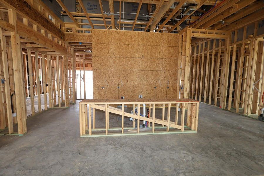 In-progress construction of a new home in Dunham Pointe, Cypress, TX (Image 13).