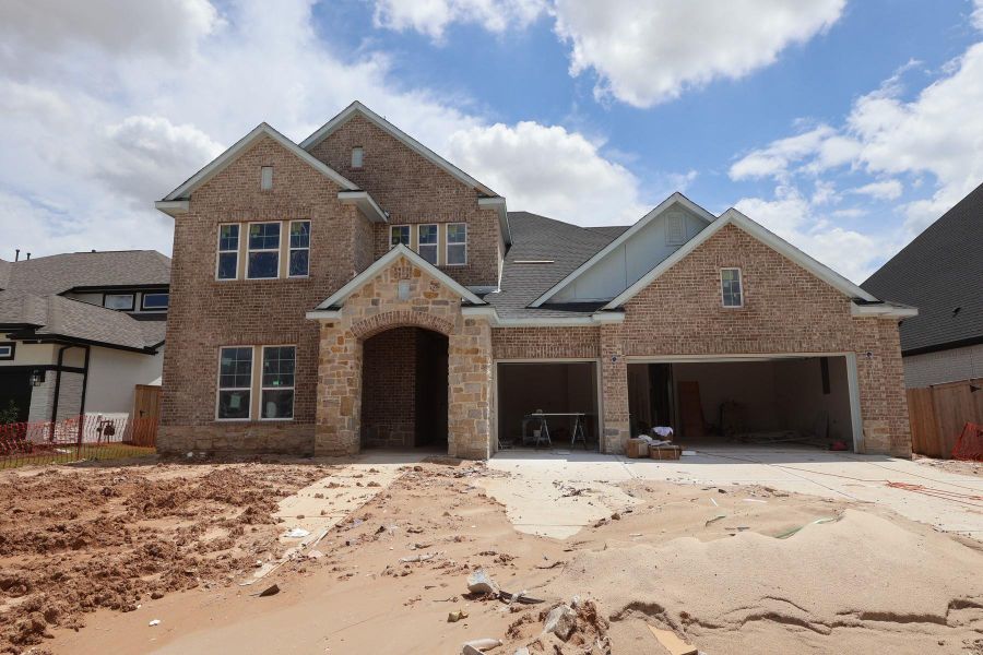 In-progress construction of a new home in Jordan Ranch - Premier Collection, Fulshear, TX (Image 4). In-progress construction of a new home in Jordan Ranch - Premier Collection, Fulshear, TX (Image 4).