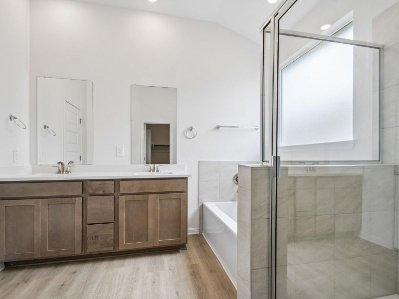 Furnished interior view inside a new home in Opal Meadows, Kyle (Image 3).