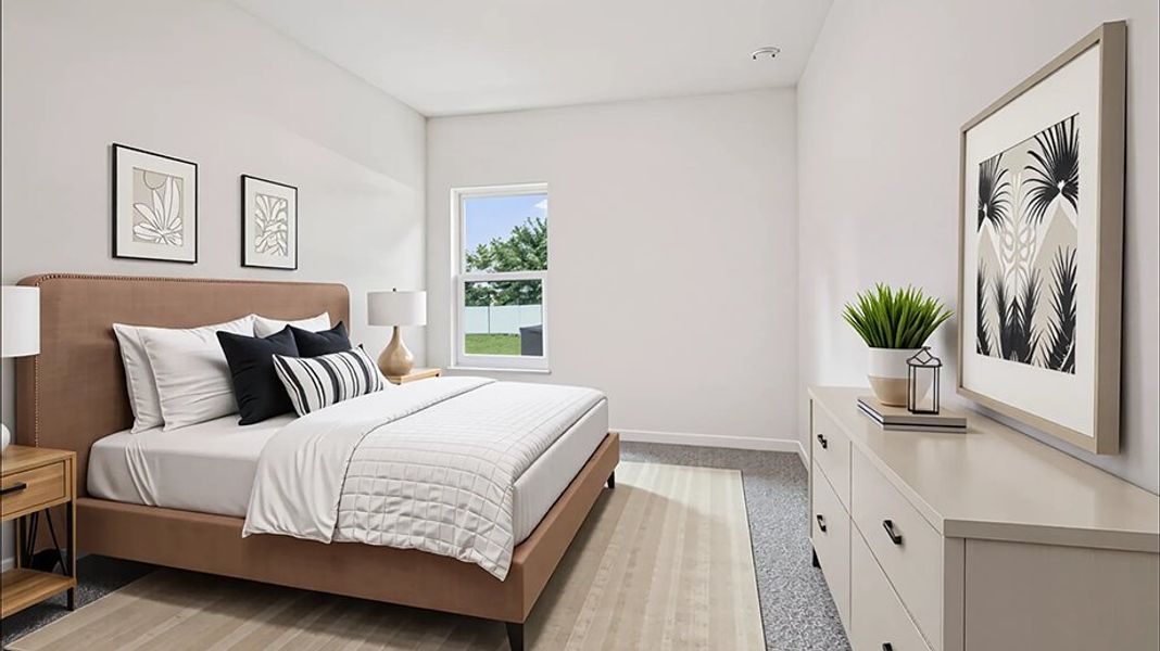 Representative furnished interior of a home built from the Coral by D.R. Horton in Oaks Preserve, Gainesville (Image 11).
