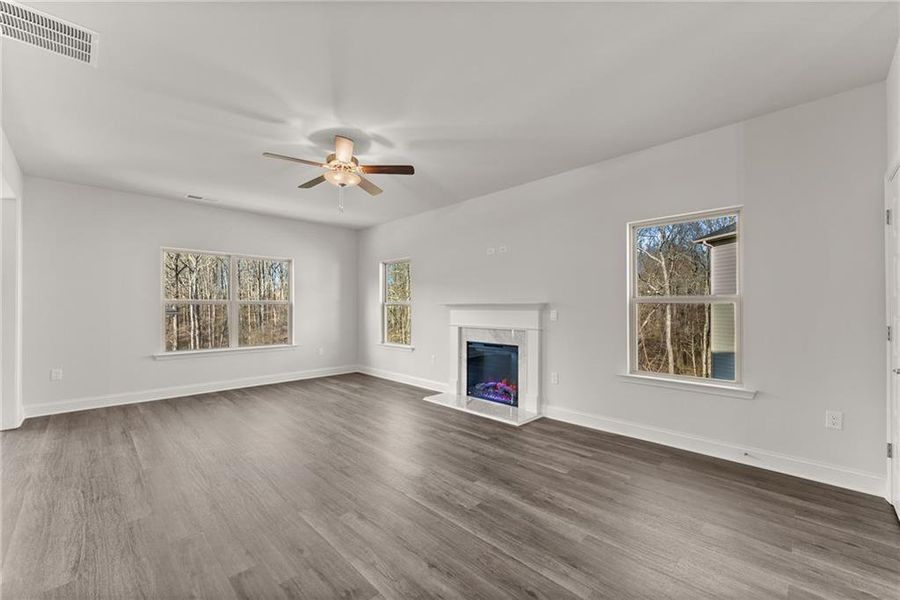 Spacious, unfurnished interior of a new home in Magnolia Villas, Cornelia (Image 16).