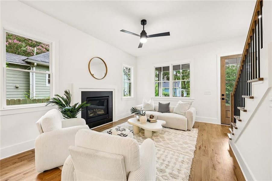Furnished interior view inside a new home in , Decatur (Image 14).