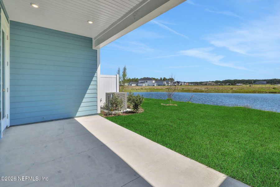 Exterior details and patio area of a home in Brook Forest, St. Augustine (Image 4). Exterior details and patio area of a home in Brook Forest, St. Augustine (Image 4).