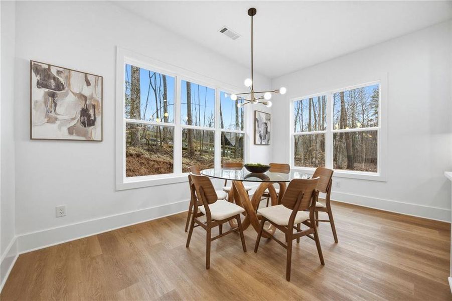 Furnished interior view inside a new home in , Pendergrass (Image 9).