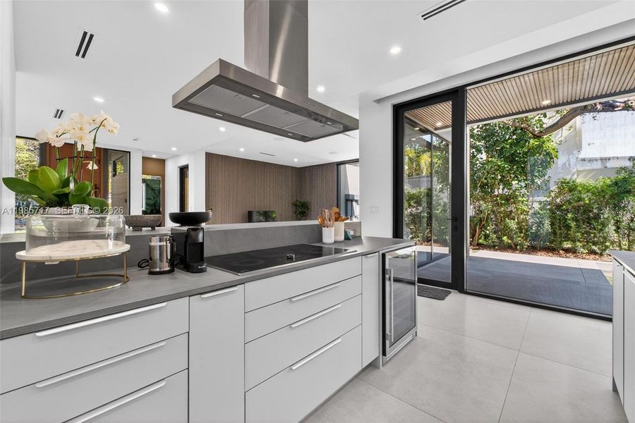 Furnished interior view inside a new home in , Miami (Image 13).