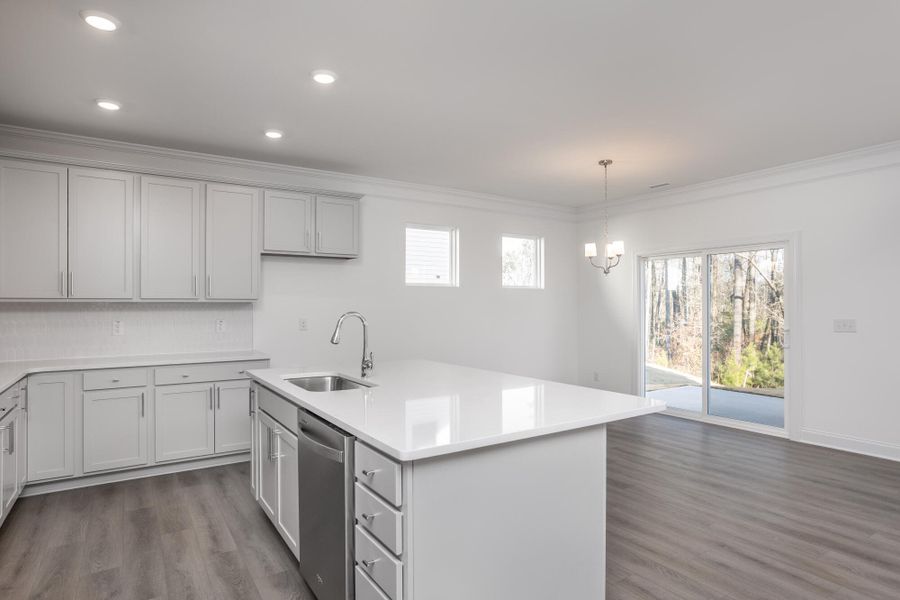 Furnished interior view inside a new home in Daniel Farms, Benson (Image 10).