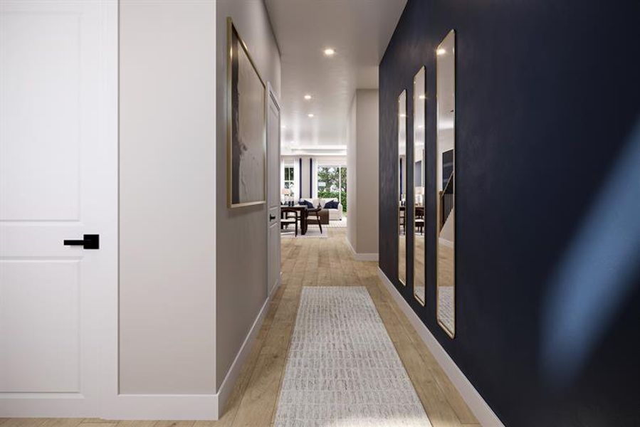 Representative furnished interior of a home built from the Silverleaf by Ryan Homes in Grande Dunes North Village, Longs (Image 6).