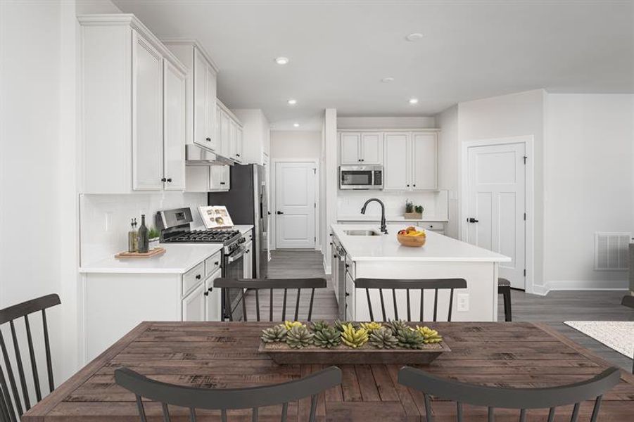 Representative furnished interior of a home built from the Anderson by Ryan Homes in Arden Woods Estates, Greenville (Image 5).