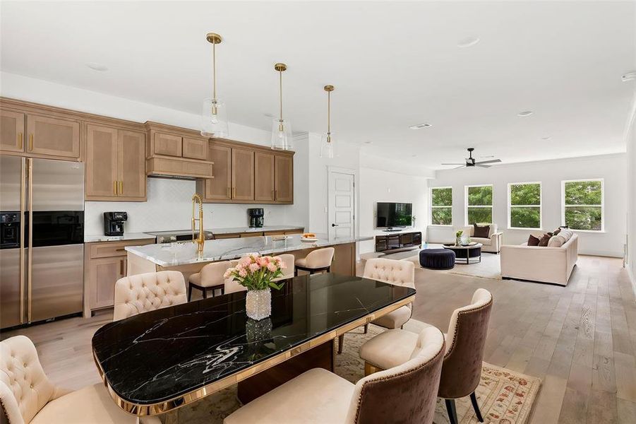 Furnished interior view inside a new home in , Fort Worth (Image 9).