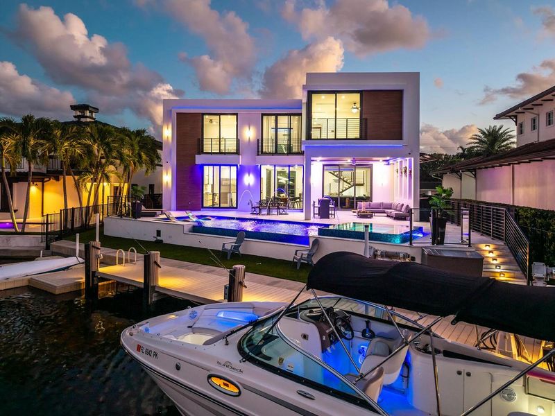 Exterior details and patio area of a home in , Lighthouse Point (Image 29).