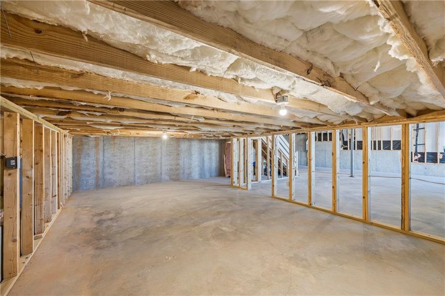 In-progress construction of a new home in , Hoschton, GA (Image 43).