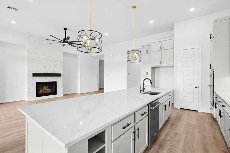 Furnished interior view inside a new home in Leander Estates, Leander (Image 8). Furnished interior view inside a new home in Leander Estates, Leander (Image 8).