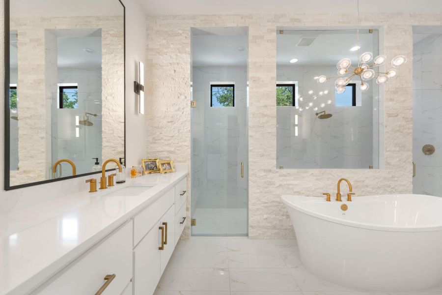 Furnished interior view inside a new home in , Austin (Image 12).