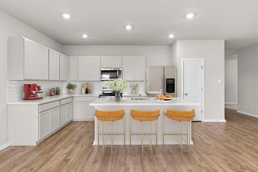 Light & Bright Kitchen - Virtually Staged