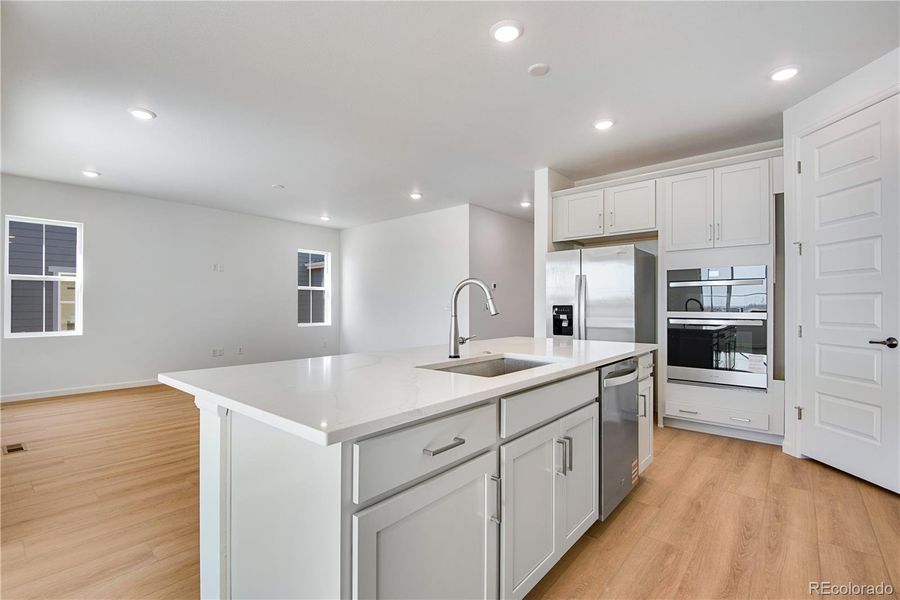Furnished interior view inside a new home in Prelude at The Aurora Highlands, Aurora (Image 7). Furnished interior view inside a new home in Prelude at The Aurora Highlands, Aurora (Image 7).