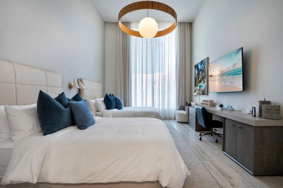 Furnished interior view inside a new home in , St. Petersburg (Image 14).