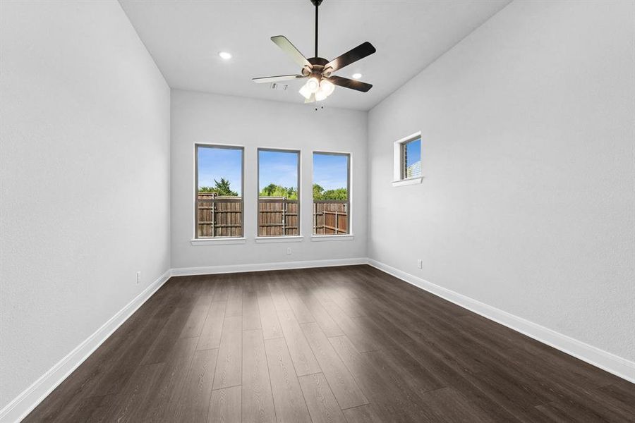 Spacious, unfurnished interior of a new home in South Pointe  Cottage Series, Mansfield (Image 17).
