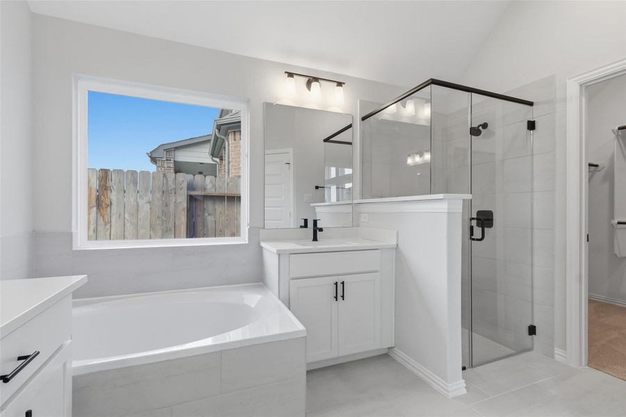Furnished interior view inside a new home in Brookewater, Rosenberg (Image 11).