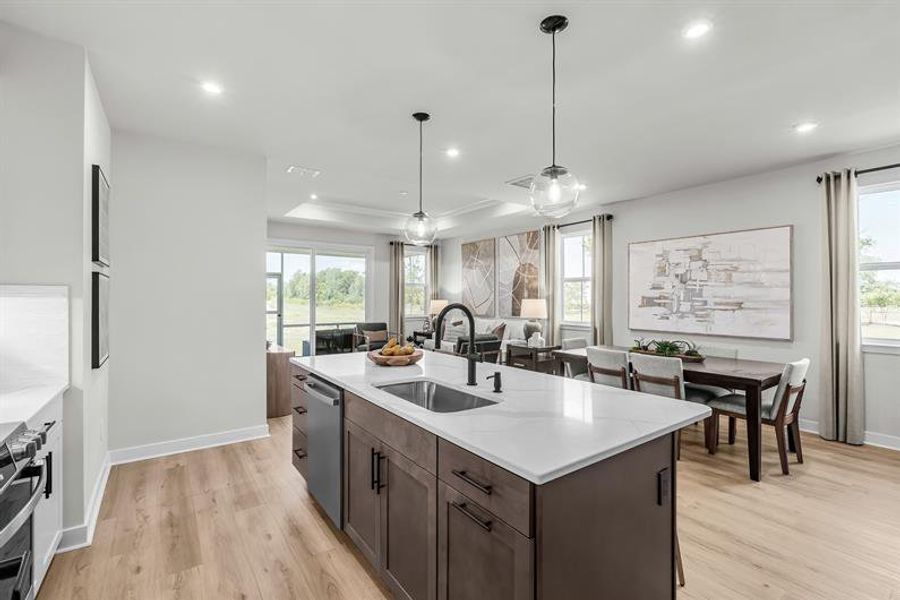 Furnished interior view inside a new home in Sea Trail, Sunset Beach (Image 14).