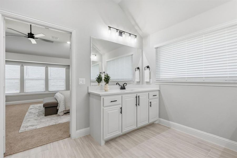Furnished interior view inside a new home in Union Park, Little Elm (Image 15). Furnished interior view inside a new home in Union Park, Little Elm (Image 15).