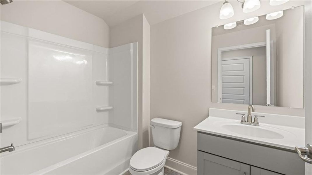 Furnished interior view inside a new home in Oak Ridge Meadows - Active Adult, Locust Grove (Image 16).