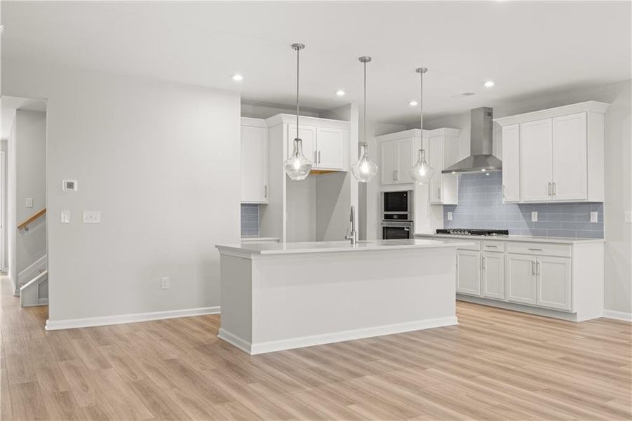 Furnished interior view inside a new home in Lake Shore, Winder (Image 7).