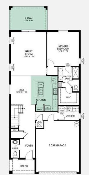 Lexington Floor Plan 1st Floor