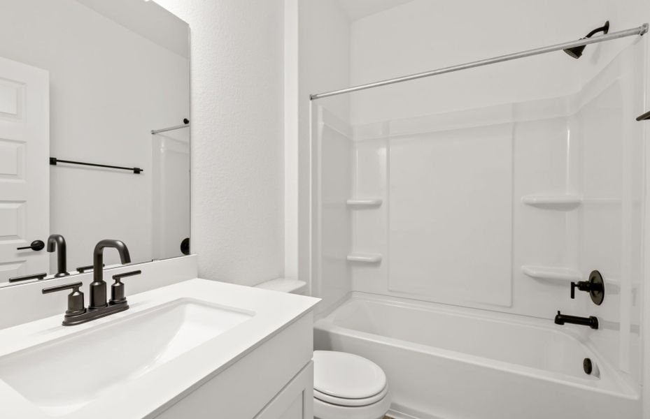 Representative furnished interior of a home built from the Burnet by Pulte Homes in Crosswinds, Kyle (Image 8).