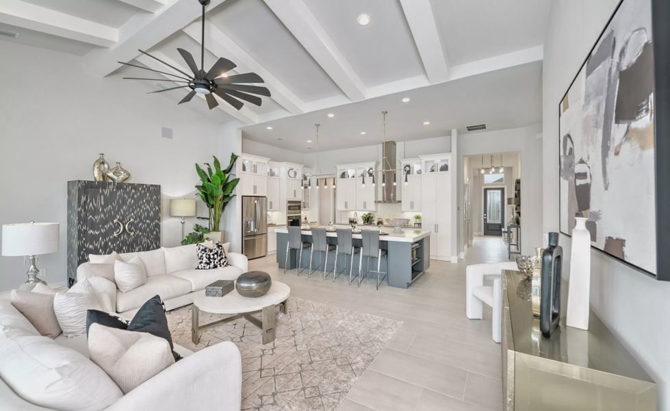 Furnished interior view inside a new home in Mosaic, Daytona Beach (Image 17).