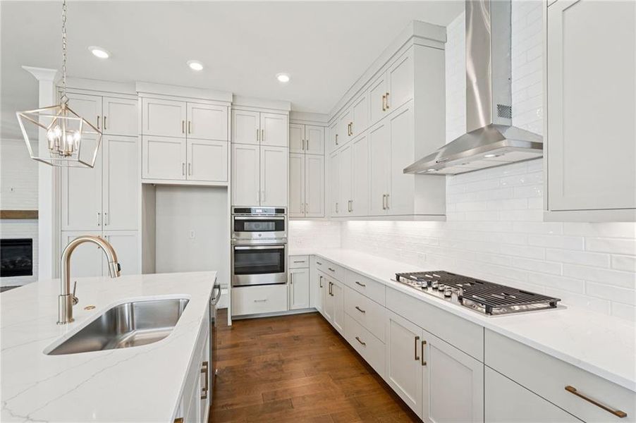Furnished interior view inside a new home in Promenade at Sawnee Village, Cumming (Image 18).