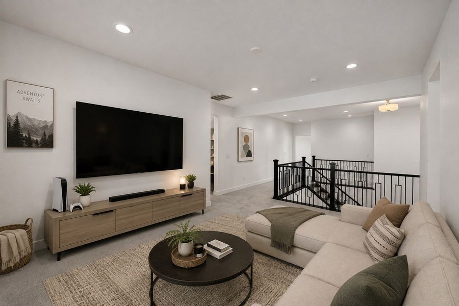 Furnished interior view inside a new home in Macanta, Castle Rock (Image 8).