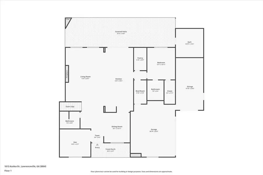 2D floor plan layout of this home in , Lawrenceville, GA (Image 5).
