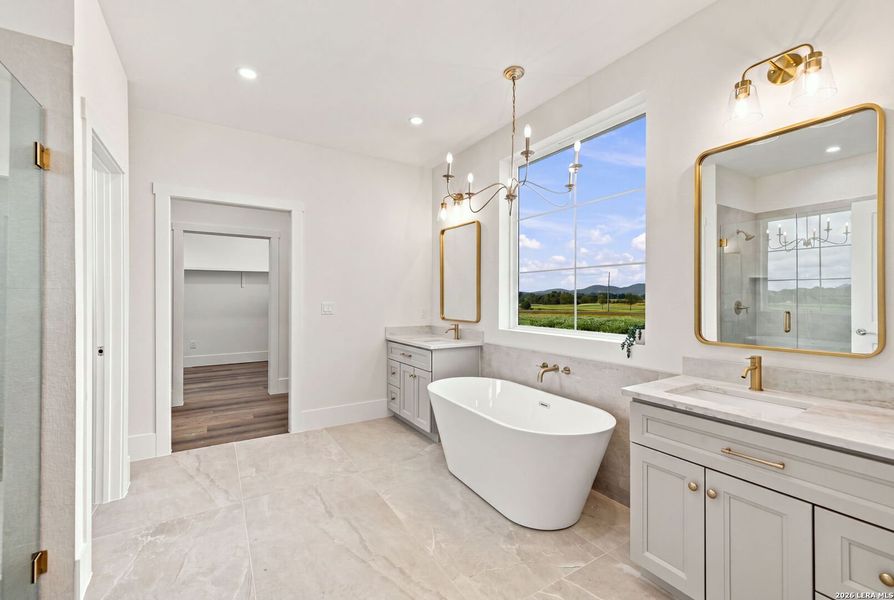 Furnished interior view inside a new home in , Bandera (Image 13). Furnished interior view inside a new home in , Bandera (Image 13).