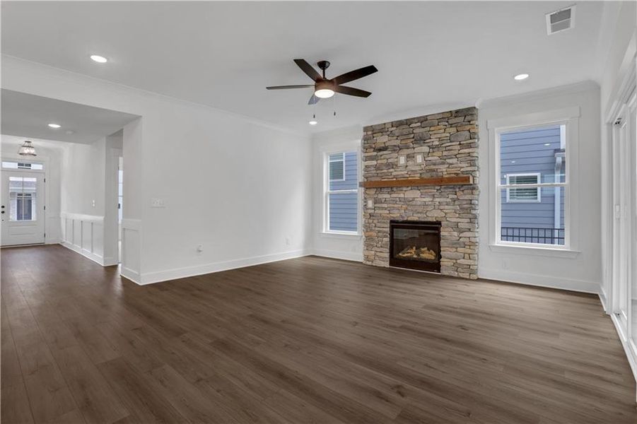 Spacious, unfurnished interior of a new home in Marble Tree, Ball Ground (Image 21).
