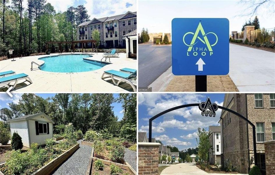 Front exterior of a new home in , Alpharetta, GA, highlighting curb appeal (Image 1).