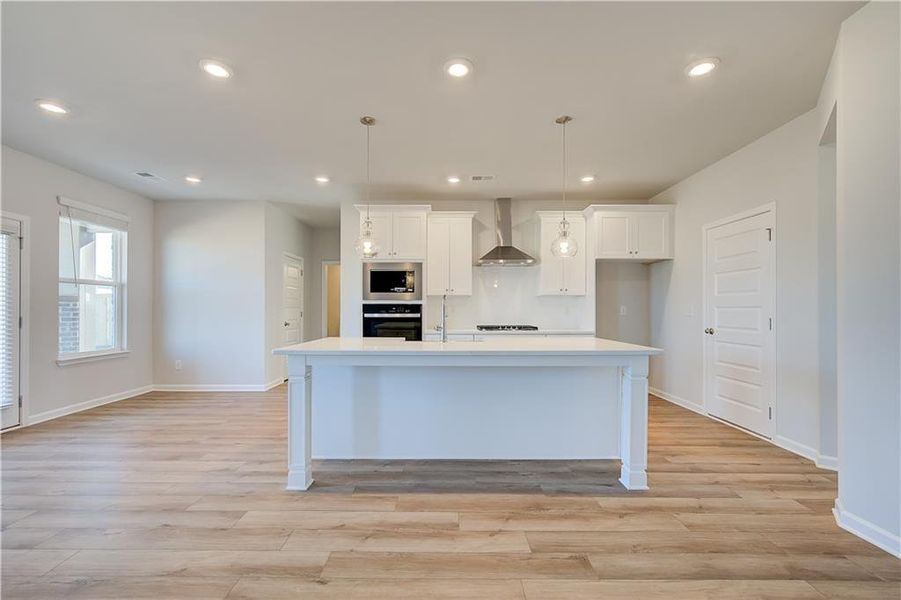 Furnished interior view inside a new home in , Hampton (Image 6).