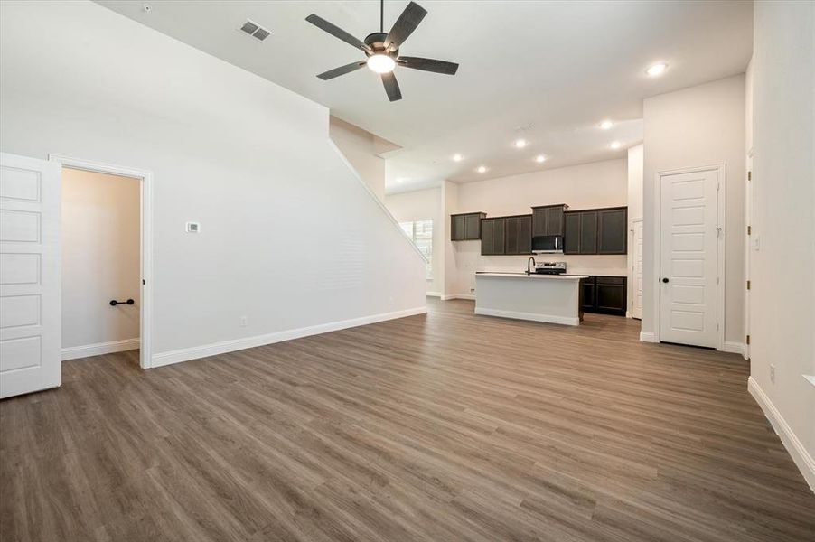 LED throughout, Programmable Smart WiFi Thermostat #1, Closed Door shown is Coat Closet