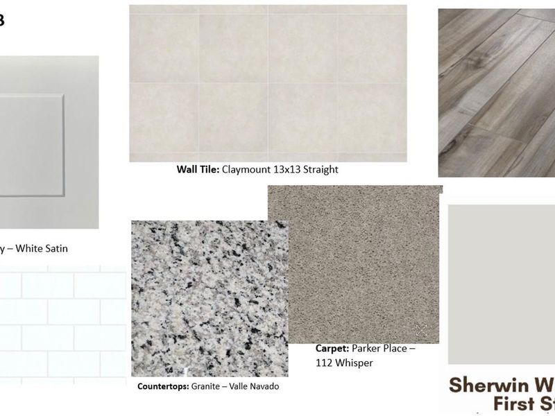 Sample of building materials used in homes in River Ranch Meadows, Dayton (Image 28).