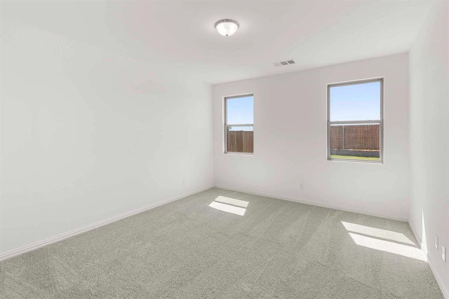Spacious, unfurnished interior of a new home in Coyote Meadows 50s, Anna (Image 23). Spacious, unfurnished interior of a new home in Coyote Meadows 50s, Anna (Image 23).