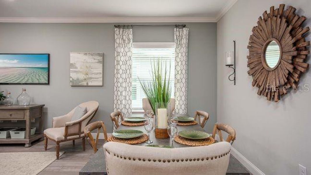 Furnished interior view inside a new home in Avalon Woods, Newberry (Image 9). Furnished interior view inside a new home in Avalon Woods, Newberry (Image 9).