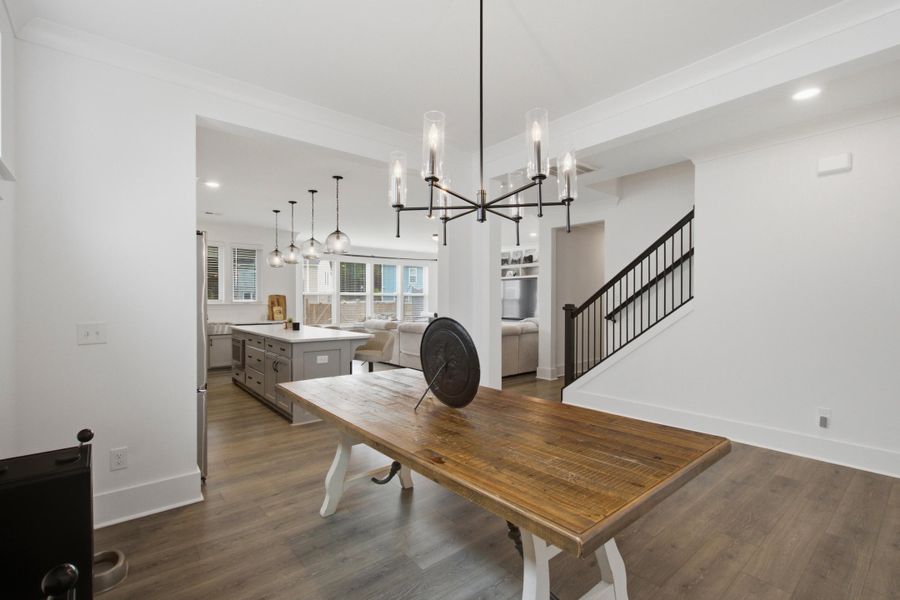 Furnished interior view inside a new home in Homecoming, Ravenel (Image 21).
